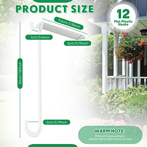 12-Piece Patio String Light Hooks for Solid Insulated Roof Covers