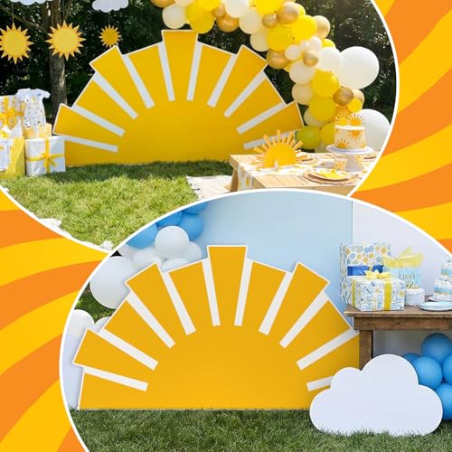 3ft Sunshine Baby Shower Backdrop Standup Cardboard Photo Prop