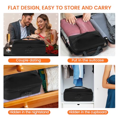 Lockable Storage Bag with Combination Lock - Medium Protective Travel Case