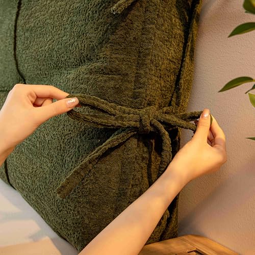 Soft Plush Teddy Headboard Cover with Adjustable Ties - Queen Size