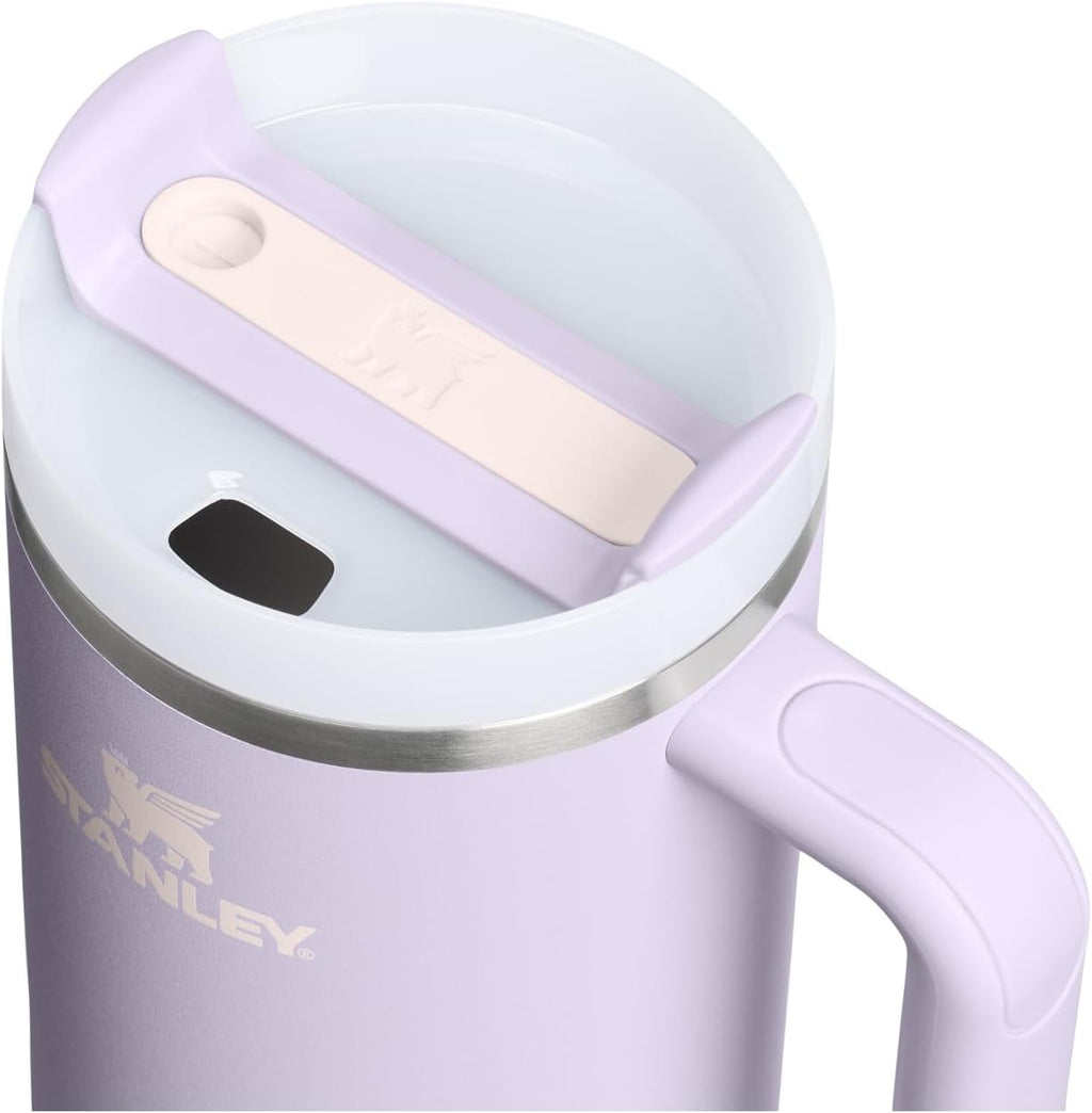 STANLEY Quencher H2.0 Tumbler - 40 oz Insulated Stainless Steel Cup with Handle & Straw | Purple Dust