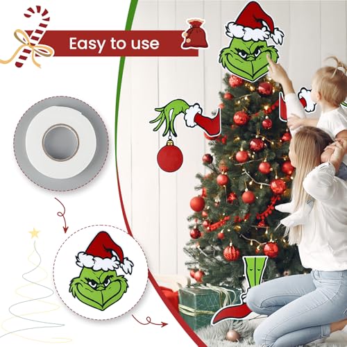 Festive Christmas Tree Topper Cutout Ornaments - Holiday Home Decor