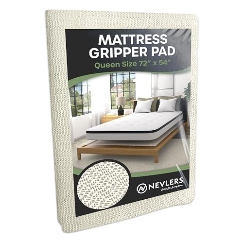 Non-Slip Mattress Gripper Pad 72" x 54" - PVC Foam Slide Stopper