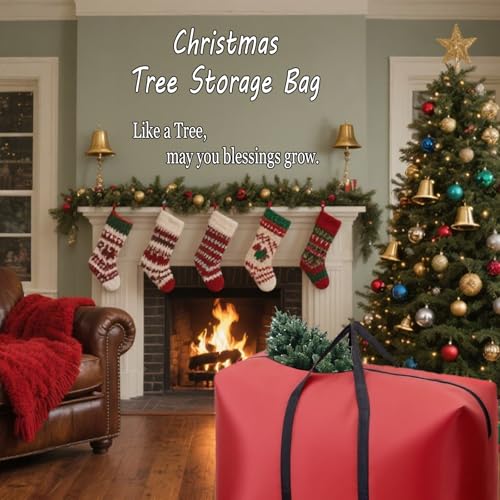 Christmas Tree Storage Bag Heavy Duty 600D Oxford for 3-5ft Trees