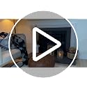Modern Pumpkin Color Round Ottoman Pouf - Moroccan Style Leather Footstool