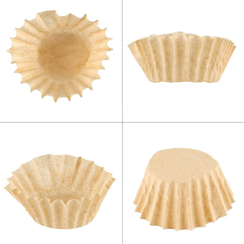 Extra Large Coffee Filters 12, 13, 14, 15, 16 Cup Basket for Commercial, Domestic Coffee Maker Extra High Extra Wide, Anti ground, Flattened Diameter 9.75" (200)