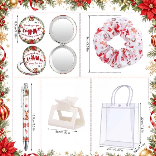 Boao Santa Baby Shower Game Prizes Set - 6 Festive Holiday Favors for Winner