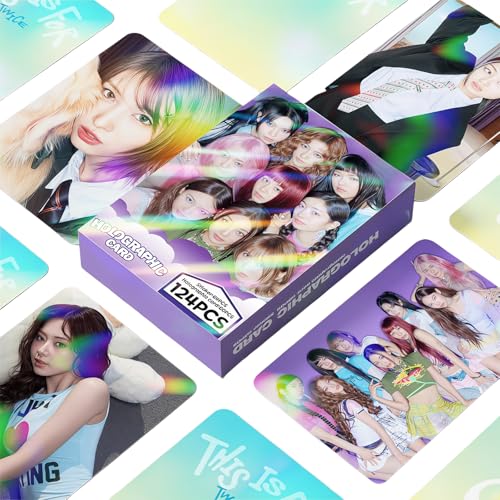 124-Piece Photo Card and Sticker Set - Collectible Fan Merch