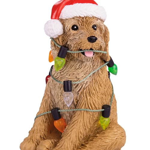 Hallmark Dog Christmas Ornament with Lights - Festive Ornament (Variation: Dog with Lights)