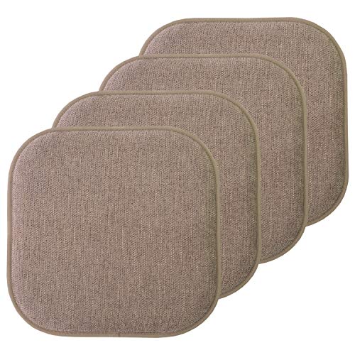 Memory Foam Chair Pads, 16x16 Inch Honeycomb Seat Cushions, 4 Pack