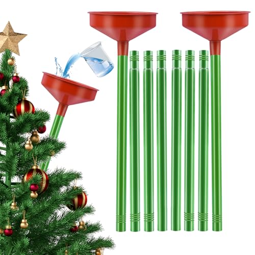 2-Pack 47-Inch Christmas Tree Watering System with Stainless Tubes