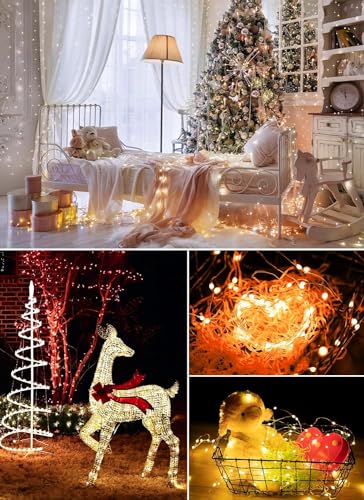 Minetom 33ft Color Changing LED Fairy String Lights with Remote