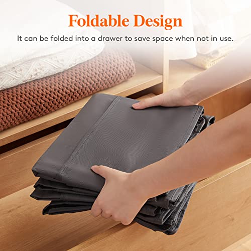 95L Under Bed Storage Containers 4-Pack Large Blanket Bags with Clear Window