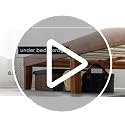 Mellow Naturalista Classic 12-Inch Solid Wood Queen Platform Bed
