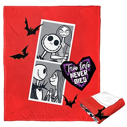 Nightmare Before Christmas Silk Touch Throw Blanket 50x60 True Love Photos