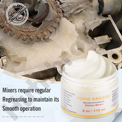 4 oz Food-Grade Grease for Stand Mixer with Gasket and Spatula