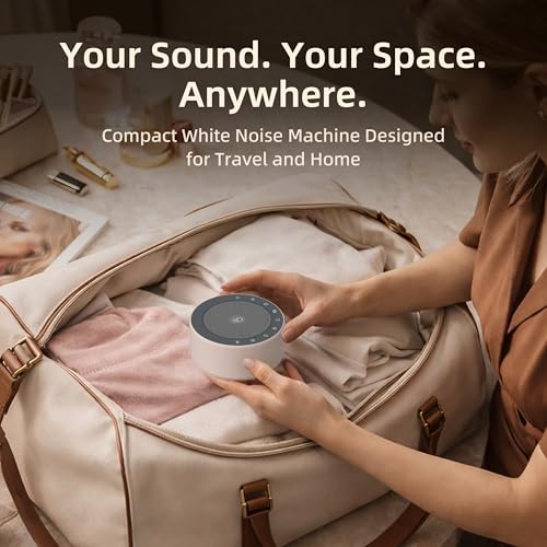 White Noise Sound Machine with 8-Color Night Light & 30 Soothing Sounds