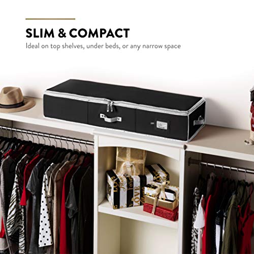 Wrapping Paper Storage Organizer for 24 Rolls, 40-Inch Waterproof Oxford