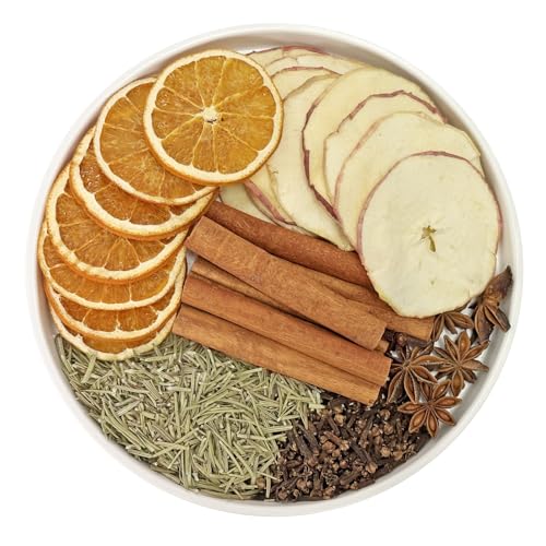 Natural Stovetop Simmer Pot Potpourri Kit with Dried Fruit and Spices