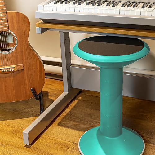 Adjustable Wiggle Stool for Active Classroom and Home Study, 12-18 Inch