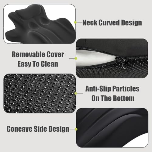 Ergonomic Memory Foam Couples Pillow - 27° Wedge for Support