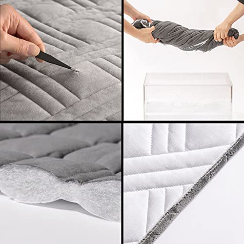 Velvet Bed Headboard Slipcover - Washable Dustproof Protector
