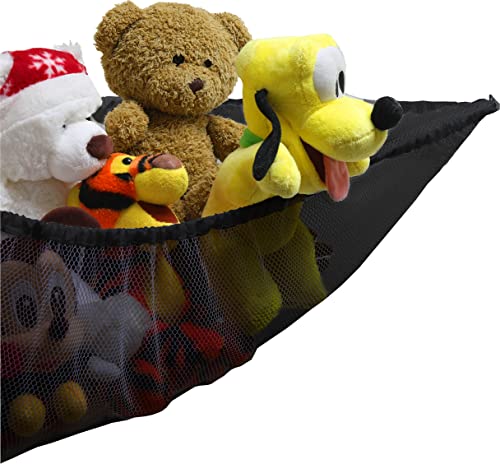 Jumbo Stuffed Animal Toy Hammock Net - 2 Pack Corner Wall Storage