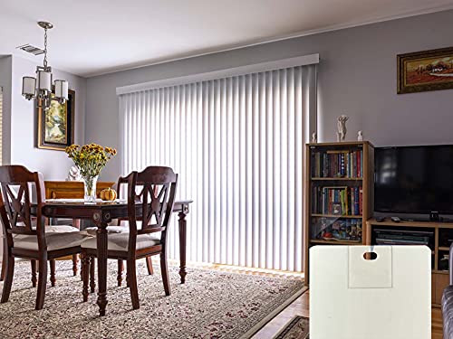 Clear Vertical Blind Repair Tabs (60 Pack) - Self-Adhesive Slat Fixers