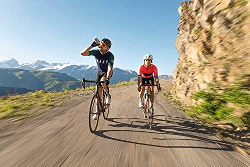 Insulated Bike Water Bottle 21oz Black with Self-Sealing Cap