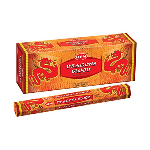 Dragon's Blood Hand-Rolled Incense Sticks - 120 Count Box for Stress Relief