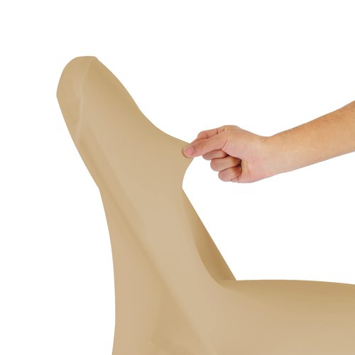 magalo 20 Pack Champagne Spandex Folding Waterproof Chair Cover, Stretch Chair Cover Protector for Wedding, Party, Dining Banquet and Other Special Events