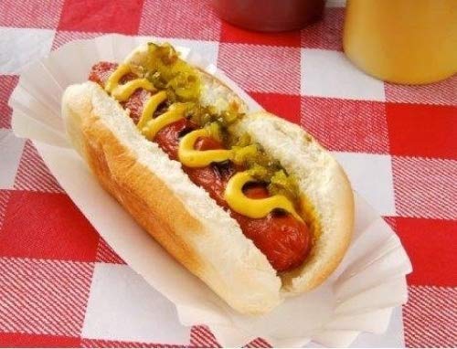 500 Paper Hot Dog Trays | White Hot Dog Wrappers | 8 Inch Hotdog Tray Holders Plates | Disposable Fluted Hotdog Boats | Hotdog Container - Concession Stand Trays - Hot Dog Cart Accessories