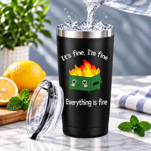 Funny 20 oz Bosses Day Tumbler - Stainless Steel Anti-Leak Gift for Women
