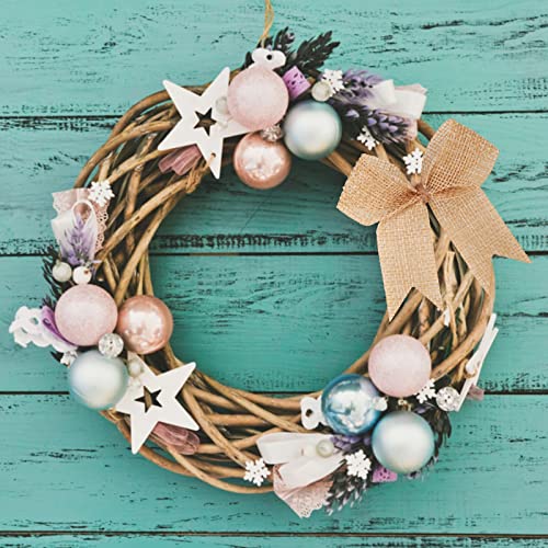 24 Pack Mini Burlap Ribbon Bows with Twist Ties for Gift Wrapping & DIY Crafts
