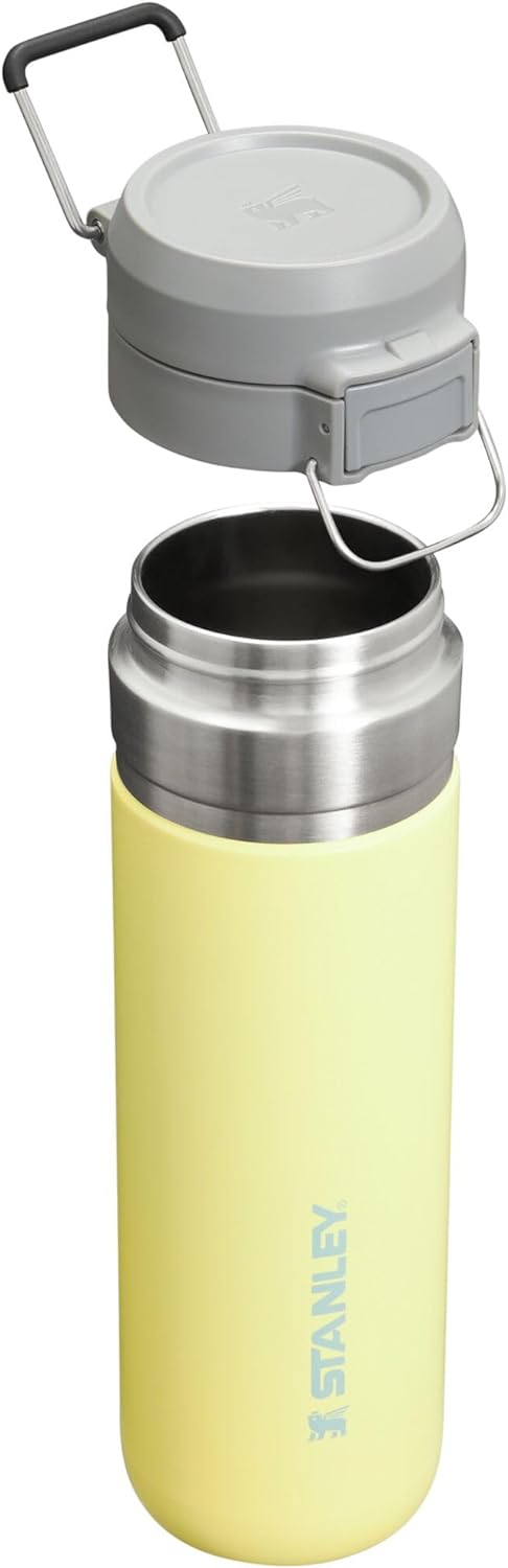 Stanley Quick Flip GO Water Bottle 24 oz - Insulated, Leakproof & Packable for Travel | BPA-Free Pomelo