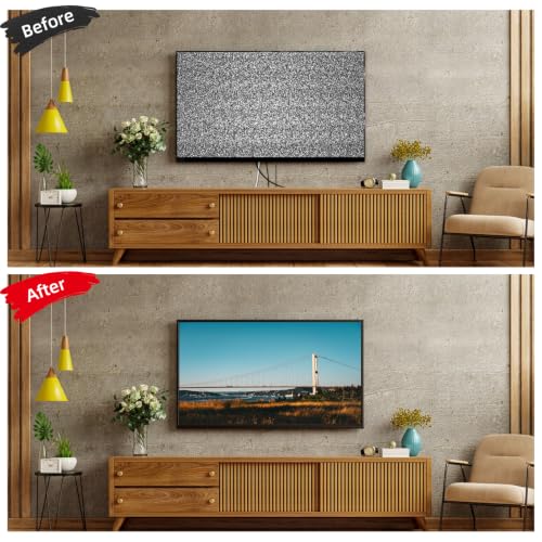 In-Wall Cable Management Kit for Wall Mounted TV with Hole Saw Drill Bit
