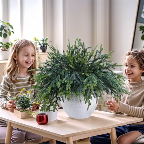 Tulvend 12 Pcs Artificial Pine Branches Real Touch Holiday Decor