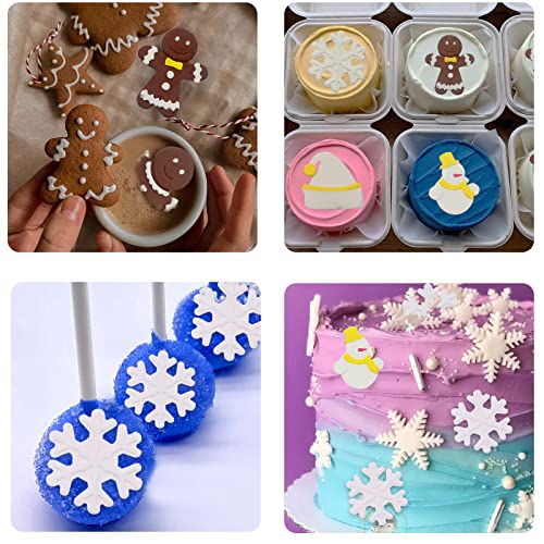 Christmas Gingerbread Man Silicone Mold - 5 Pack for Baking & Decorations