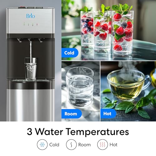Self-Cleaning Bottom Loading Water Cooler Dispenser - 3 Temperatures