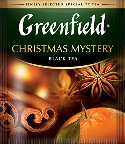 Greenfield Christmas Tea - Festive Herbal Infusion, 25 Count