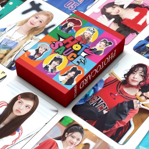 55pcs Photocard Set High-Quality Lomo Cards for Fans