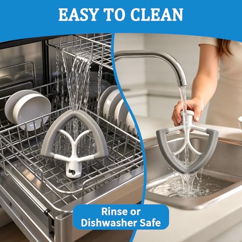 Flex Edge Beater for 4.5-5 Quart Tilt-Head Stand Mixers, Silicone Bowl Scraper