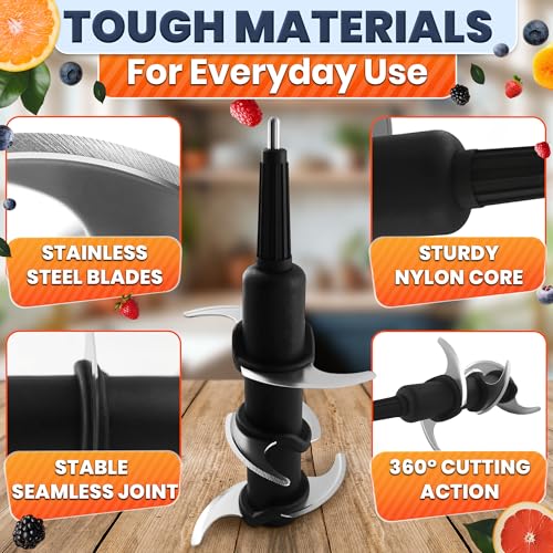 6-Blade Stainless Steel Blender Replacement Part for 72 Oz Pitcher