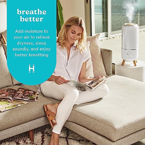 Ultrasonic Cool Mist Humidifier 0.97-Gallon Tank with Aromatherapy and Night-Light