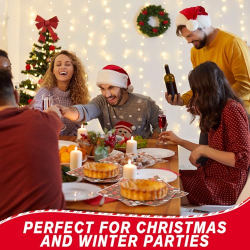 Tenceur 150 Pcs Christmas Gingerbread Man Wax Paper Sheets Deli Wrap Food Packaging