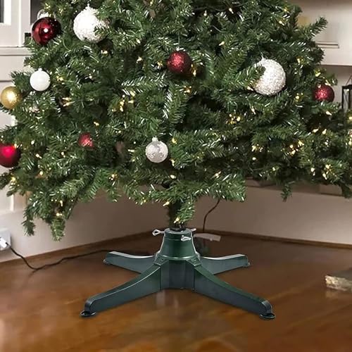 Heavy-Duty Rotating Christmas Tree Stand for Artificial Trees up to 9.8 ft