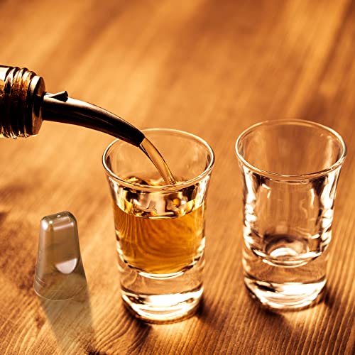 24 Pack Universal Liquor Pour Spout Covers - Translucent Bar Bottle Dust Caps