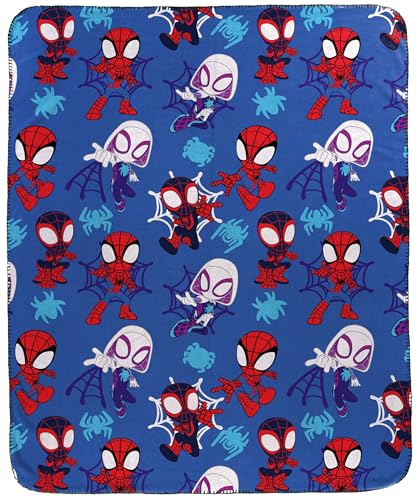 Spidey & His Amazing Friends Kids Soft Plush Throw Blanket, 40" x 50"