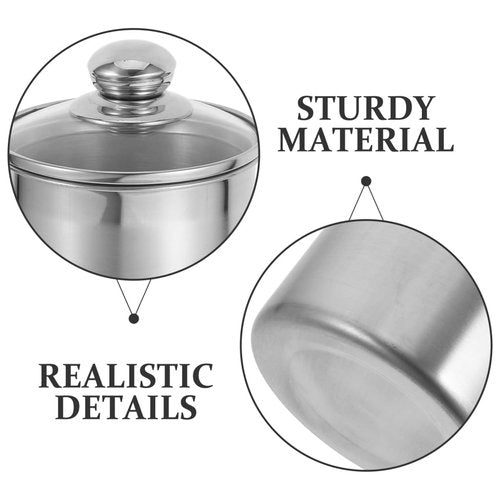 DOITOOL Stainless Steel Canister 59 Oz Coffee Beans Storage Tank, Tea And Grains Storage Container Sealed Cans Metal Canister with Lid for Home Kitchen Organization