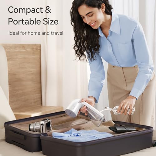 HiLIFE Handheld Clothes Steamer, 1100W Portable Fabric Wrinkle Remover
